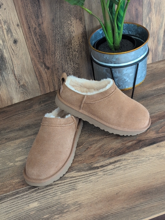 UGG Shoes - UGG 1173891 Sand Classic Micro Slip On Boot        543A